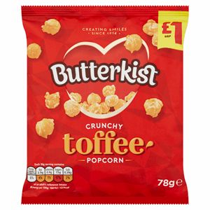 Butterkist Toffee Popcorn £1 78g Image