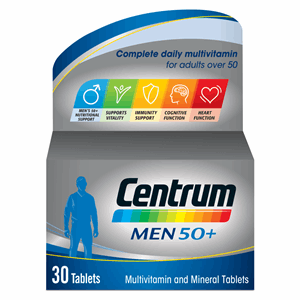Centrum Men 50+ Multivitamins & Minerals 30 tablets Image