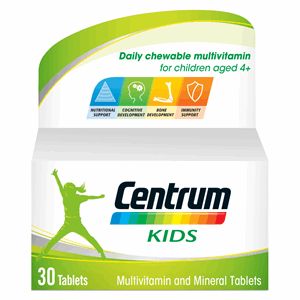 Centrum Kids Multivitamins & Minerals 30 tablets Image