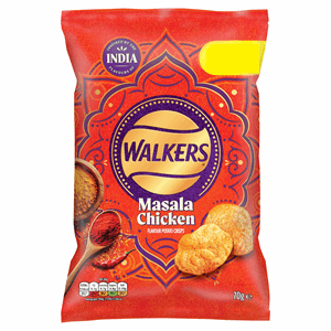 Walkers Masala Chicken Crisps 70g Image