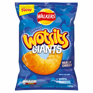 Walkers Wotsits Giants Really Cheesy Snacks 130g Image