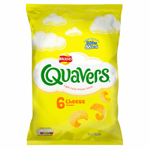 Walkers Quavers Cheese Snacks 6x16g Image