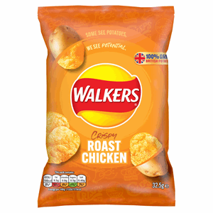 Walkers Crisps Roast Chicken 32.5g Image