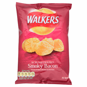 Walkers Smoky Bacon Crisps 32.5g Image