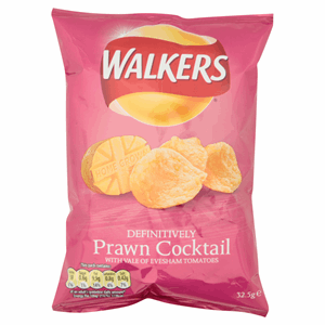 Walkers Prawn Cocktail Crisps 32.5g Image