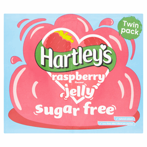 Hartley's Raspberry Flavour Jelly Sugar Free Twin Pack 23g Image