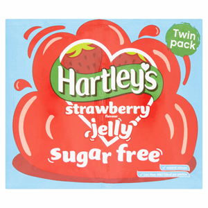 Hartley's Strawberry Flavour Jelly Sugar Free Twin Pack 23g Image