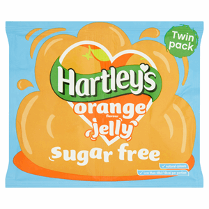Hartley's Orange Flavour Jelly Sugar Free Twin Pack 23g Image