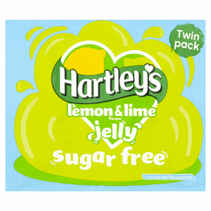 Hartley's Lemon & Lime Flavour Jelly Sugar Free Twin Pack 23g Image
