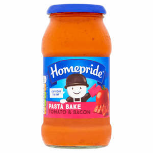 Homepride Pasta Bake Tomato & Bacon 485g Image