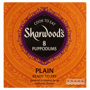 Sharwood's 8 Plain Puppodums Image