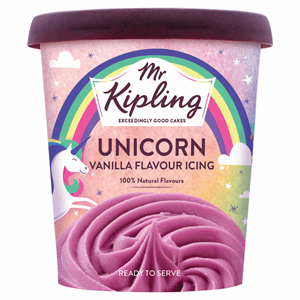 Mr Kipling Unicorn Vanilla Flavouring Icing 400g Image