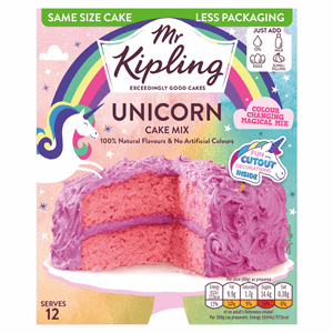 Kipling Unicorn Vanilla Sponge Cake Mix 400g Image