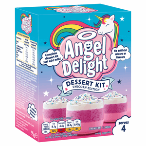 Angel Delight Unicorn Edition Strawberry Flavour Dessert Kit 95g Image