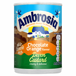 Ambrosia Chocolate Orange Flavour Devon Custard 400g Image