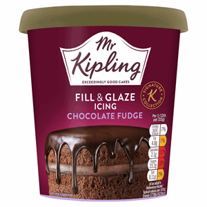 Mr Kipling Fill & Glaze Icing Chocolate Fudge 400g Image