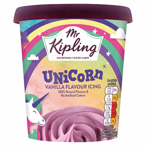 Mr Kipling Unicorn Vanilla Flavour Icing 350g Image