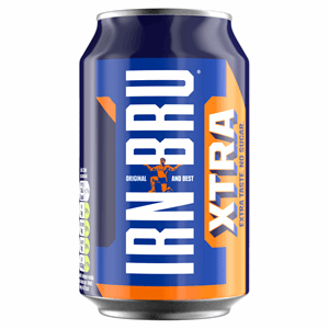 IRN-BRU Xtra No Sugar Soft Drink Can 330ml Image