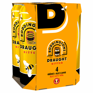 Boddingtons Draught Bitter Beer Cans 4 x 440ml Image