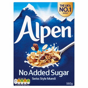 Alpen No Added Sugar Swiss Style Muesli 560g Image