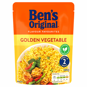 Bens Original Golden Vegetable Microwave Rice 250g Image
