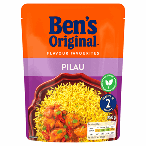 Bens Original Pilau Microwave Rice 250g Image