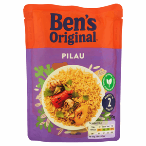 Bens Original Pilau Microwave Rice 220g Image