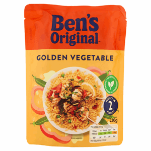 Bens Original Golden Vegetable Microwave Rice 220g Image