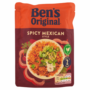 Bens Original Spicy Mexican Microwave Rice 220g Image