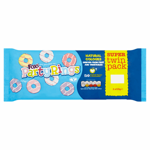 Foxs Party Rings Twin Pack 2x125g Image