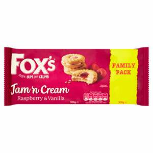 Foxs Jam Cream Twin Pack 300g Image