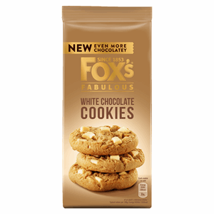 Foxs Chunky Cookies White Chocolate 180g Image