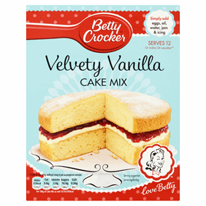 Betty Crocker Velvety Vanilla Cake Mix 425g Image