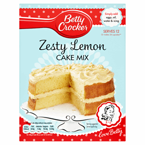 Betty Crocker Zesty Lemon Cake Mix 425g Image