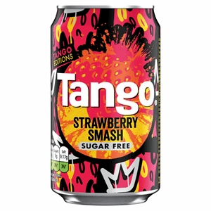 Tango Strawberry Smash Sugar Free Can 330ml Image