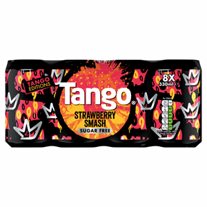 Tango Strawberry Smash Sugar Free 8x330ml Image