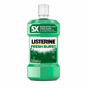 Listerine Fresh Burst antibacterial Mouthwash 500ml Image