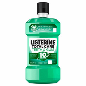 Listerine Total Care 10 in 1 Teeth & Gum Mouthwash 500ml Image