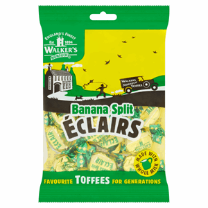 Walkers Banana Split Eclairs Toffee 150g Image
