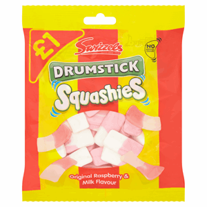 Swizzels Drumstick Squashies Original Raspberry & Milk Flavour Image