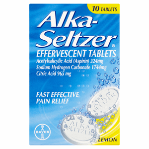 Alka Seltzer Effervescent Tablets Lemon 10tabs Image