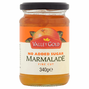 Valley Gold No Added Sugar Marmalade Fine Cut 340g Image