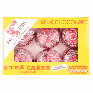 Tunnock's Milk Chocolate Tea Cakes 6 x 24g Image