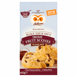 Odlums Bake Your Own Irish Fruit Scones Scone Mix 450g Image