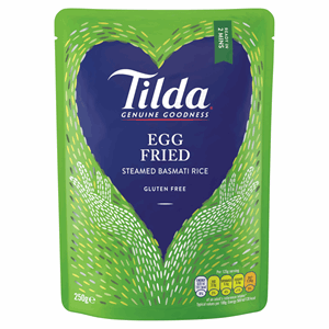 Tilda Egg Fried Steamed Basmati Rice 250g Image