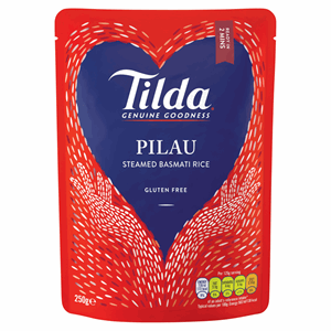 Tilda Pilau Steamed Basmati Rice 250g Image