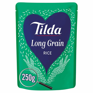 Tilda Steamed Long Grain Rice 250g Image