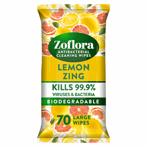 Zoflora Wipes Lemon Zing 70s Image