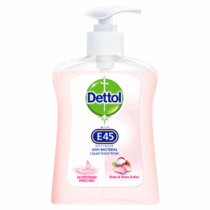 Dettol Anti-Bacterial Liquid Hand Wash Rose & Shea Butter 250ml Image