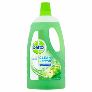 Dettol Clean & Fresh Multipurpose Refreshing Green Apple 1ltr Image